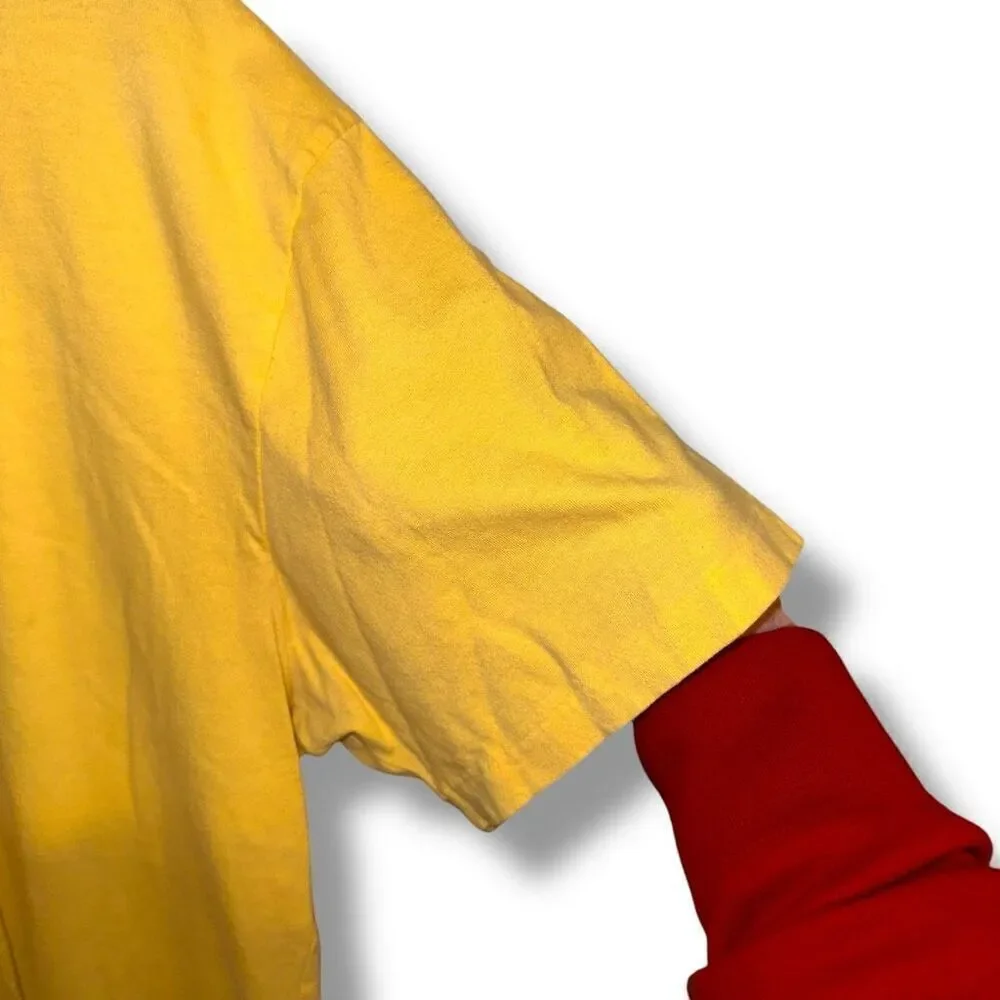 90s Polo Ralph Lauren Spring Yellow Cotton S/S T-Shirt Sz L